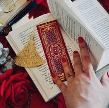 Load image into Gallery viewer, Once upon a Time Crimson Bookmark - The Quirky Cup Collective