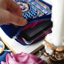 Load image into Gallery viewer, Literati Kindle & E-Reader Sleeve - Blue - The Quirky Cup Collective