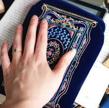 Load image into Gallery viewer, Literati Kindle & E-Reader Sleeve - Blue - The Quirky Cup Collective