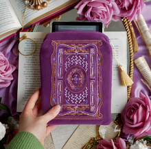 Load image into Gallery viewer, Literati Kindle & E-Reader Sleeve - Purple - The Quirky Cup Collective