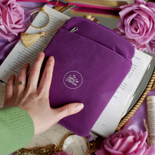 Load image into Gallery viewer, Literati Kindle & E-Reader Sleeve - Purple - The Quirky Cup Collective