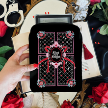 Load image into Gallery viewer, Slut for Smut Kindle & E-Reader Sleeve - Black - The Quirky Cup Collective