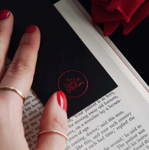 Load image into Gallery viewer, Slut for Smut Bookmark - Black 2.0 - The Quirky Cup Collective