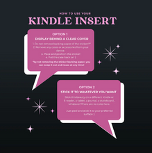 Load image into Gallery viewer, Kindle Sticker Insert - Slut for Smut Pink - The Quirky Cup Collective