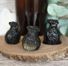 Load image into Gallery viewer, Small Obsidian Money Bag