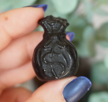 Load image into Gallery viewer, Small Obsidian Money Bag