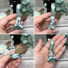 Load image into Gallery viewer, AKindHalloween: Moss Agate Broom