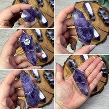 Load image into Gallery viewer, Chevron Amethyst Double Termination