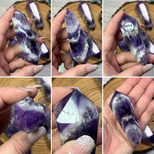 Load image into Gallery viewer, Chevron Amethyst Double Termination