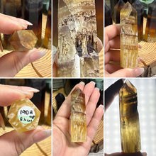 Load image into Gallery viewer, Yellow (rainbow) Fluorite Tower