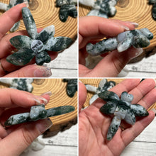 Load image into Gallery viewer, Moss Agate Dragonfly
