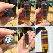 Load image into Gallery viewer, Yellow (rainbow) Fluorite Tower