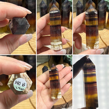 Load image into Gallery viewer, Yellow (rainbow) Fluorite Tower