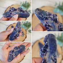Load image into Gallery viewer, Sodalite Cloud Comb GuaSha