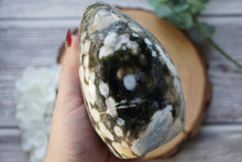 Load image into Gallery viewer, Bubble Ocean Jasper Statement FreeForm