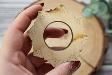 Load image into Gallery viewer, Lotus Etched Wood Sphere Holder