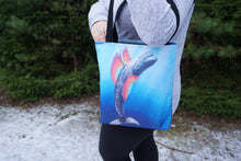 Load image into Gallery viewer, Strength: The Gentle Tarot Tote Bag - Mari in the Sky