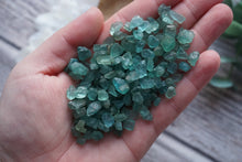 Load image into Gallery viewer, Raw Green Apatite Chips (50g)