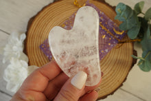 Load image into Gallery viewer, Clear Quartz Dolphin GuaSha