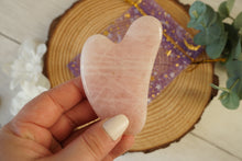 Load image into Gallery viewer, Rose Quartz Dolphin GuaSha