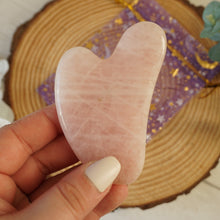 Load image into Gallery viewer, Rose Quartz Dolphin GuaSha