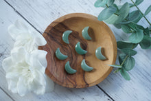 Load image into Gallery viewer, Mini Green Aventurine Moons
