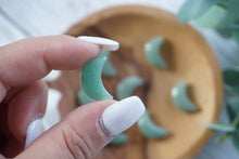 Load image into Gallery viewer, Mini Green Aventurine Moons
