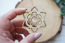 Load image into Gallery viewer, Mini Etched Flower Sphere Holder