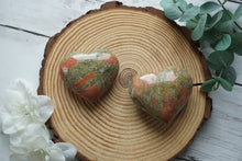 Load image into Gallery viewer, Large Unakite Heart