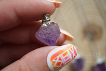 Load image into Gallery viewer, Raw Amethyst Point Pendant
