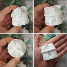 Load image into Gallery viewer, Howlite Fairy House Carving