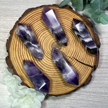 Load image into Gallery viewer, Chevron Amethyst Double Termination