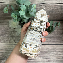 Load image into Gallery viewer, Orbicular (Bubble) Ocean Jasper Statement Generator