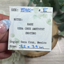 Load image into Gallery viewer, Enhydro Raw Specimen: Vera Cruz Amethyst E