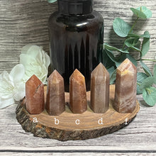 Load image into Gallery viewer, Peach Moonstone with sunstone Small Tower
