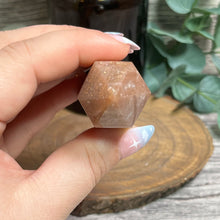 Load image into Gallery viewer, Peach Moonstone with sunstone Tower "G"