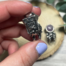 Load image into Gallery viewer, Kunzite Metal Astronaut Pendant