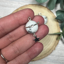 Load image into Gallery viewer, Howlite Planet Pendant