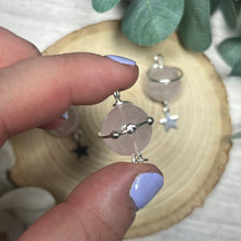 Load image into Gallery viewer, Rose Quartz Planet Pendant