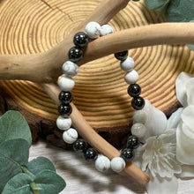 Load image into Gallery viewer, Howlite-Hematite Compliments Bracelet