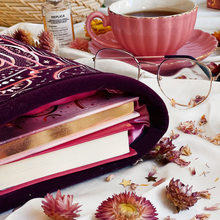 Load image into Gallery viewer, 'Le Soleil' Book & Ipad Sleeve (2 Pocket) - The Quirky Cup Collective