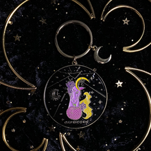 Load image into Gallery viewer, Amethystrology Zodiac Keyrings - Moonstruck Crystals