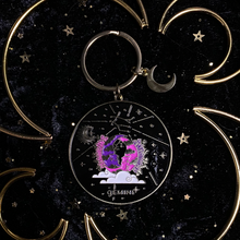 Load image into Gallery viewer, Amethystrology Zodiac Keyrings - Moonstruck Crystals