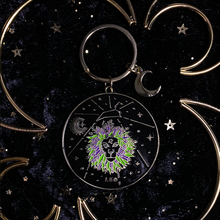 Load image into Gallery viewer, Amethystrology Zodiac Keyrings - Moonstruck Crystals
