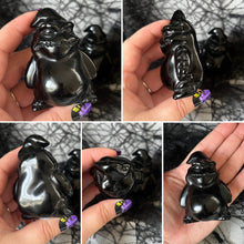 Load image into Gallery viewer, AKindHalloween: Black Obsidian Oogie Boogie Man