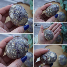 Load image into Gallery viewer, Purple Brecciated Jasper Palmstone