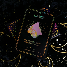 Load image into Gallery viewer, Crystal Affirmations© Golden Aura Edition Card Deck - Moonstruck Crystals