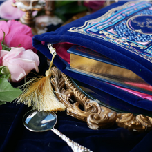 Load image into Gallery viewer, Blue 'Once Upon a Time' Book & Ipad Sleeve - The Quirky Cup Collective