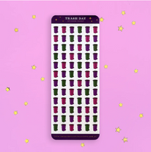 Load image into Gallery viewer, Trash Day Planner Sticker Sheet - The Quirky Cup Collective