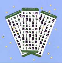 Load image into Gallery viewer, Home Stuff Planner Sticker Sheet - The Quirky Cup Collective